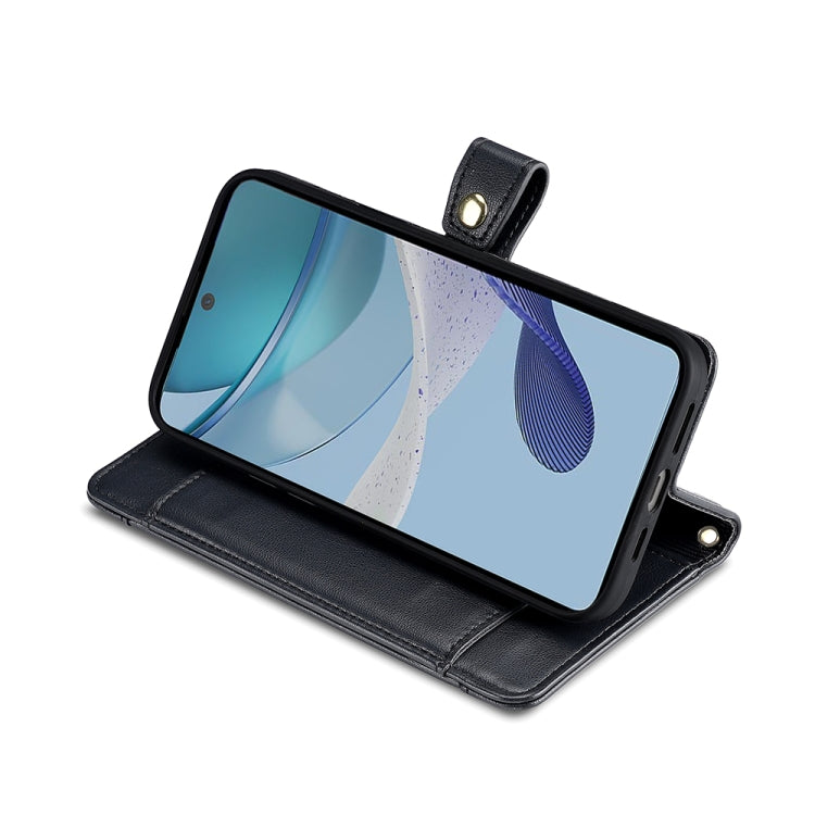 Custodia per telefono in pelle con portafoglio con cerniera a tracolla, For OnePlus Ace 2/11R