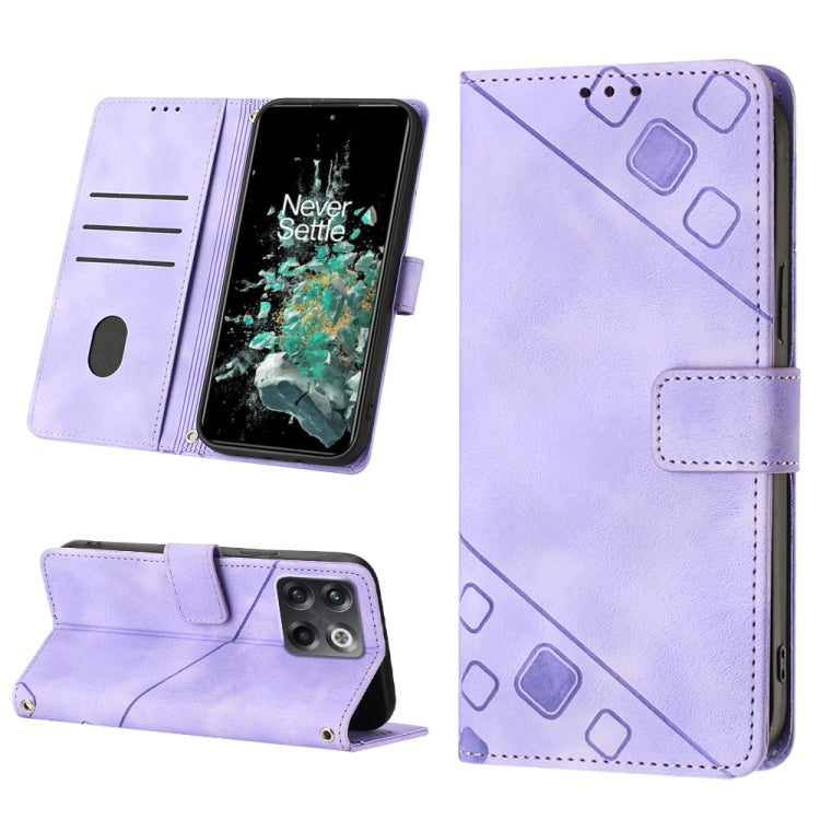 Custodia per telefono in pelle goffrata effetto pelle, For OnePlus 10T 5G, For OnePlus ACE 5G, For OnePlus Nord 2T 5G, For OnePlus Nord CE 2 5G