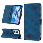 Custodia per telefono in pelle goffrata effetto pelle, For OnePlus 10T 5G, For OnePlus ACE 5G, For OnePlus Nord 2T 5G, For OnePlus Nord CE 2 5G