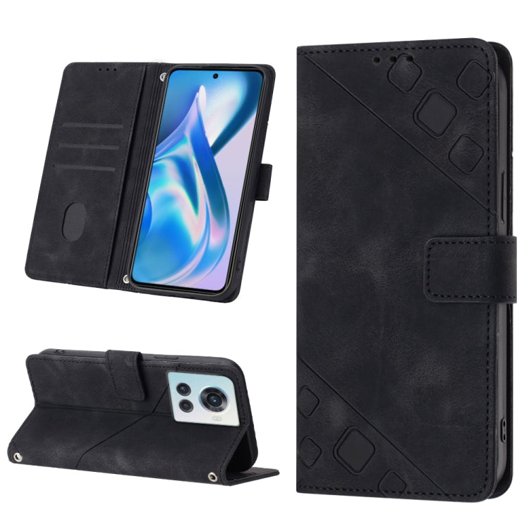 Custodia per telefono in pelle goffrata effetto pelle, For OnePlus 10T 5G, For OnePlus ACE 5G, For OnePlus Nord 2T 5G, For OnePlus Nord CE 2 5G