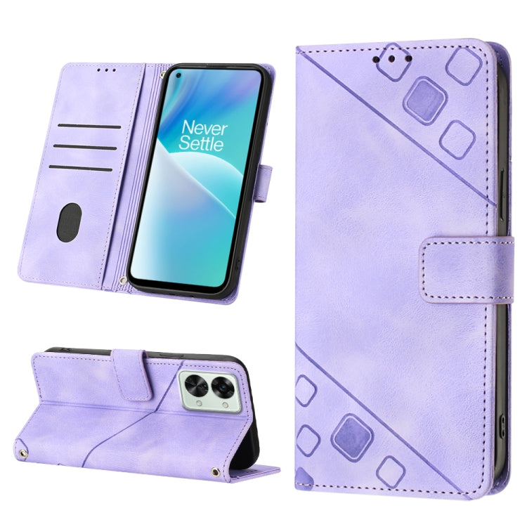 Custodia per telefono in pelle goffrata effetto pelle, For OnePlus 10T 5G, For OnePlus ACE 5G, For OnePlus Nord 2T 5G, For OnePlus Nord CE 2 5G