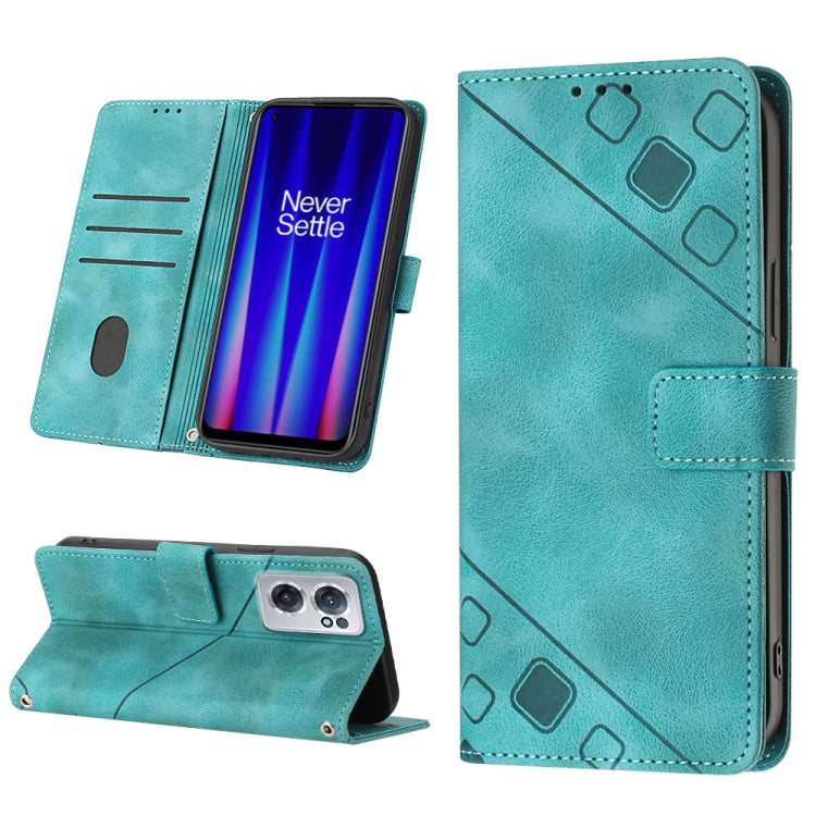 Custodia per telefono in pelle goffrata effetto pelle, For OnePlus 10T 5G, For OnePlus ACE 5G, For OnePlus Nord 2T 5G, For OnePlus Nord CE 2 5G