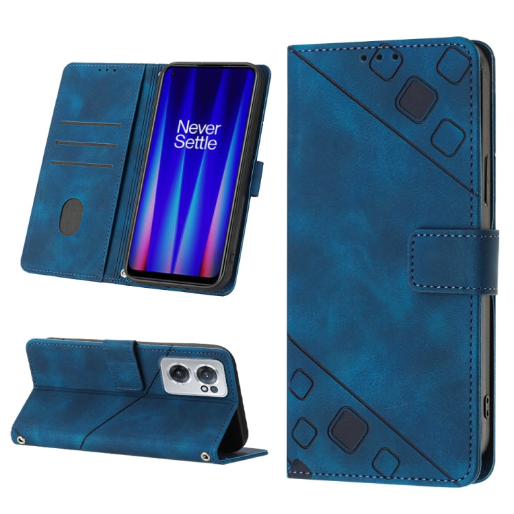 Custodia per telefono in pelle goffrata effetto pelle, For OnePlus 10T 5G, For OnePlus ACE 5G, For OnePlus Nord 2T 5G, For OnePlus Nord CE 2 5G