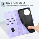 Custodia per telefono in pelle goffrata effetto pelle, For OnePlus 11, For OnePlus Nord CE 3 5G, For OnePlus Nord N20 5G, For OnePlus 10 Pro 5G