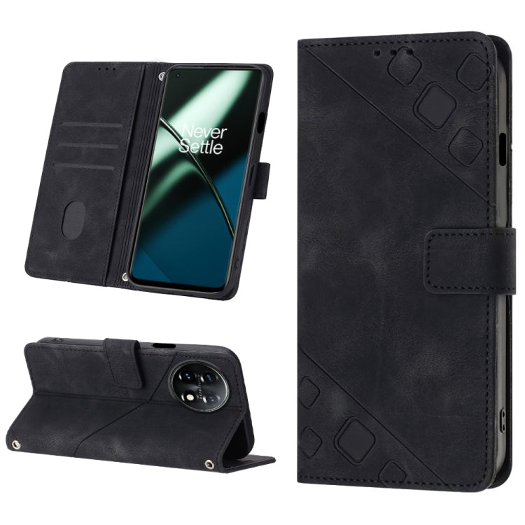 Custodia per telefono in pelle goffrata effetto pelle, For OnePlus 11, For OnePlus Nord CE 3 5G, For OnePlus Nord N20 5G, For OnePlus 10 Pro 5G