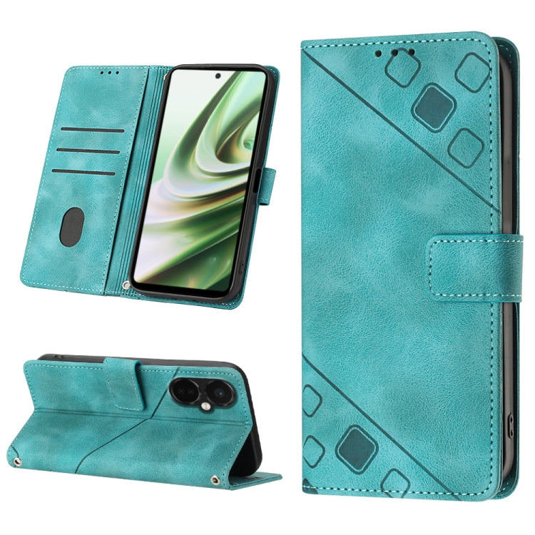 Custodia per telefono in pelle goffrata effetto pelle, For OnePlus 11, For OnePlus Nord CE 3 5G, For OnePlus Nord N20 5G, For OnePlus 10 Pro 5G