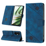 Custodia per telefono in pelle goffrata effetto pelle, For OnePlus 11, For OnePlus Nord CE 3 5G, For OnePlus Nord N20 5G, For OnePlus 10 Pro 5G