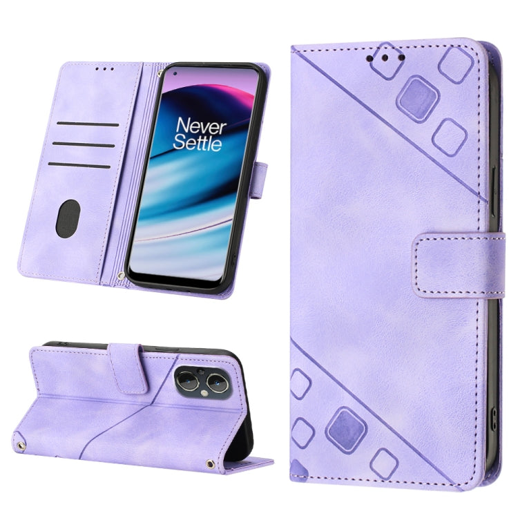 Custodia per telefono in pelle goffrata effetto pelle, For OnePlus 11, For OnePlus Nord CE 3 5G, For OnePlus Nord N20 5G, For OnePlus 10 Pro 5G