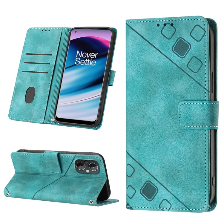 Custodia per telefono in pelle goffrata effetto pelle, For OnePlus 11, For OnePlus Nord CE 3 5G, For OnePlus Nord N20 5G, For OnePlus 10 Pro 5G