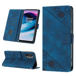 Custodia per telefono in pelle goffrata effetto pelle, For OnePlus 11, For OnePlus Nord CE 3 5G, For OnePlus Nord N20 5G, For OnePlus 10 Pro 5G