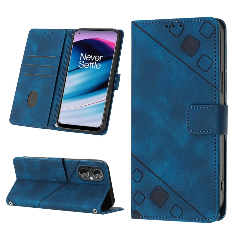 Custodia per telefono in pelle goffrata effetto pelle, For OnePlus 11, For OnePlus Nord CE 3 5G, For OnePlus Nord N20 5G, For OnePlus 10 Pro 5G