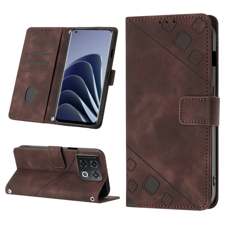 Custodia per telefono in pelle goffrata effetto pelle, For OnePlus 11, For OnePlus Nord CE 3 5G, For OnePlus Nord N20 5G, For OnePlus 10 Pro 5G