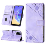 Custodia per telefono in pelle goffrata effetto pelle, For vivo S10e 5G / V23e 4G&5G / Y75 4G, For vivo V20 / V21e 4G / Y73 2021, For vivo Y02s, For vivo Y15s 2021 / Y15a