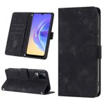 Custodia per telefono in pelle goffrata effetto pelle, For vivo S10e 5G / V23e 4G&5G / Y75 4G, For vivo V20 / V21e 4G / Y73 2021, For vivo Y02s, For vivo Y15s 2021 / Y15a