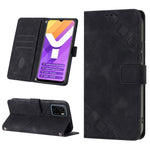 Custodia per telefono in pelle goffrata effetto pelle, For vivo S10e 5G / V23e 4G&5G / Y75 4G, For vivo V20 / V21e 4G / Y73 2021, For vivo Y02s, For vivo Y15s 2021 / Y15a
