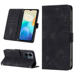 Custodia per telefono in pelle goffrata effetto pelle, For vivo Y17 / Y15 / Y12 / U10 / Y11 / Y3, For vivo Y21 2021 / Y33s / Y21s, For vivo Y51 2020 / Y31 2021 / Y51a / Y53s 4G, For vivo Y77 5G Global