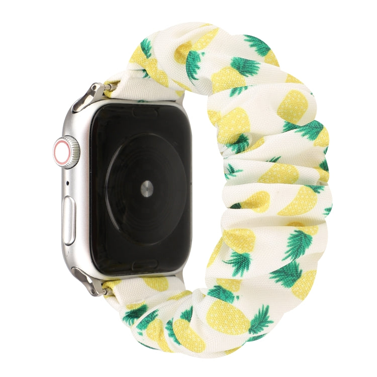 Cinturino in tessuto + anello per capelli in acciaio inossidabile, For Apple Watch Series 8&7 41mm / SE 2&6&SE&5&4 40mm / 3&2&1 38mm, For Apple Watch Ultra 49mm / Series 8&7 45mm / SE 2&6&SE&5&4 44mm / 3&2&1 42mm                                        ...