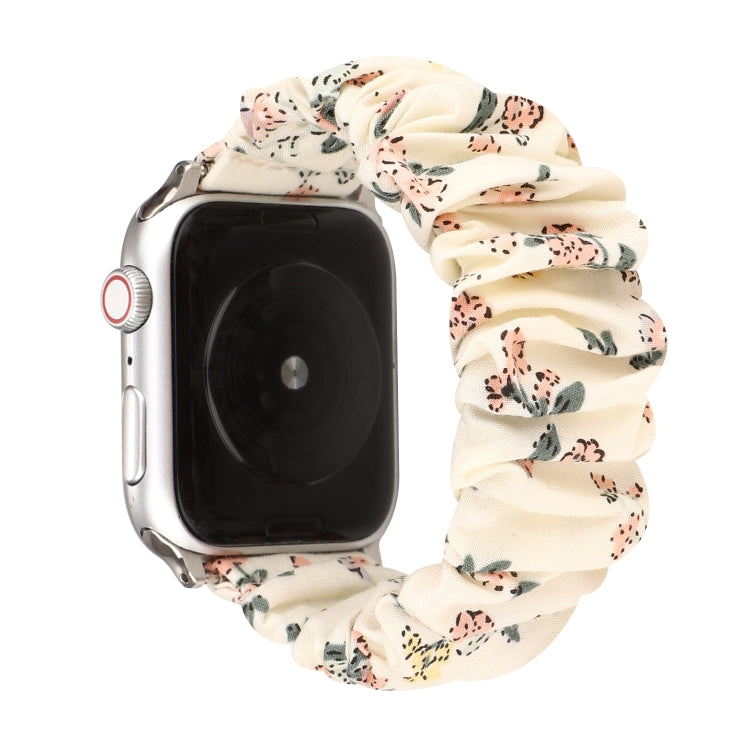 Cinturino in tessuto + anello per capelli in acciaio inossidabile, For Apple Watch Series 8&7 41mm / SE 2&6&SE&5&4 40mm / 3&2&1 38mm, For Apple Watch Ultra 49mm / Series 8&7 45mm / SE 2&6&SE&5&4 44mm / 3&2&1 42mm                                        ...