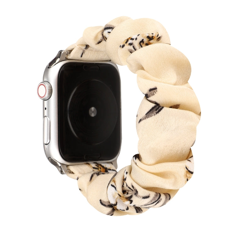 Cinturino in tessuto + anello per capelli in acciaio inossidabile, For Apple Watch Series 8&7 41mm / SE 2&6&SE&5&4 40mm / 3&2&1 38mm, For Apple Watch Ultra 49mm / Series 8&7 45mm / SE 2&6&SE&5&4 44mm / 3&2&1 42mm                                        ...