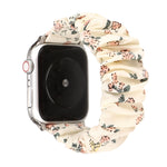 Cinturino in tessuto + anello per capelli in acciaio inossidabile, For Apple Watch Series 8&7 41mm / SE 2&6&SE&5&4 40mm / 3&2&1 38mm, For Apple Watch Ultra 49mm / Series 8&7 45mm / SE 2&6&SE&5&4 44mm / 3&2&1 42mm                                        ...