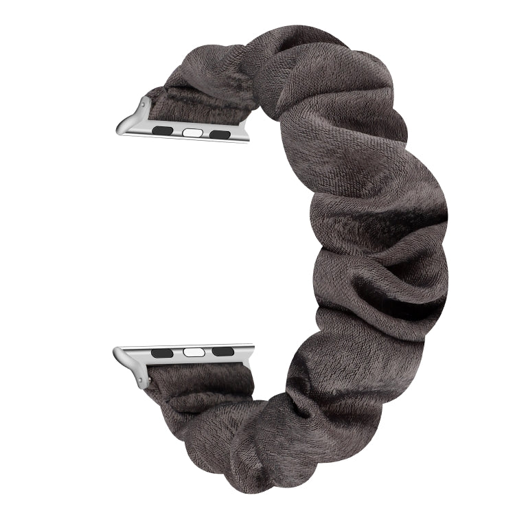 Cinturino in tessuto + anello per capelli in acciaio inossidabile, For Apple Watch Series 7 41mm / 6 & SE & 5 & 4 40mm / 3 & 2 & 1 38mm, For Apple Watch Series 7 45mm / 6 & SE & 5 & 4 44mm / 3 & 2 & 1 42mm                                               ...