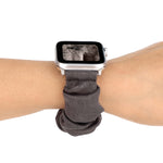 Cinturino in tessuto + anello per capelli in acciaio inossidabile, For Apple Watch Series 7 41mm / 6 & SE & 5 & 4 40mm / 3 & 2 & 1 38mm, For Apple Watch Series 7 45mm / 6 & SE & 5 & 4 44mm / 3 & 2 & 1 42mm                                               ...