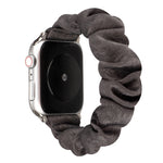 Cinturino in tessuto + anello per capelli in acciaio inossidabile, For Apple Watch Series 7 41mm / 6 & SE & 5 & 4 40mm / 3 & 2 & 1 38mm, For Apple Watch Series 7 45mm / 6 & SE & 5 & 4 44mm / 3 & 2 & 1 42mm                                               ...