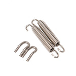 Morsetto in fibra di carbonio per silenziatore per tubo di scarico moto, OT097
