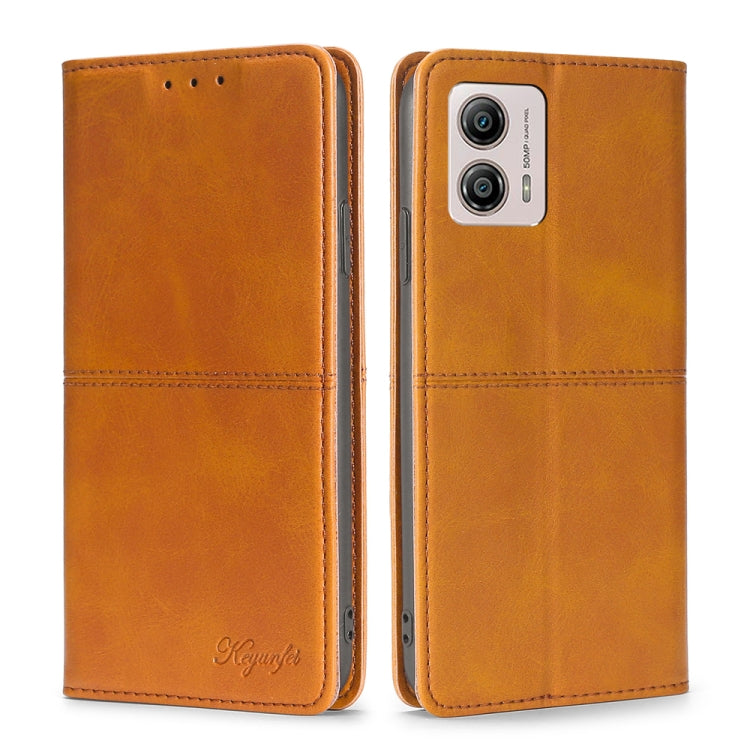 Custodia per telefono in pelle a vibrazione orizzontale magnetica con trama di mucca, For Motorola Moto G53 5G/G13 4G/G23 4G, For Motorola Moto G73 5G, For OPPO Reno8 T 5G/A1 Pro 5G, For Xiaomi Redmi 12C 4G