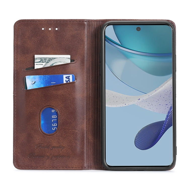 Custodia per telefono in pelle a vibrazione orizzontale magnetica con trama di mucca, For Motorola Moto G53 5G/G13 4G/G23 4G, For Motorola Moto G73 5G, For OPPO Reno8 T 5G/A1 Pro 5G, For Xiaomi Redmi 12C 4G