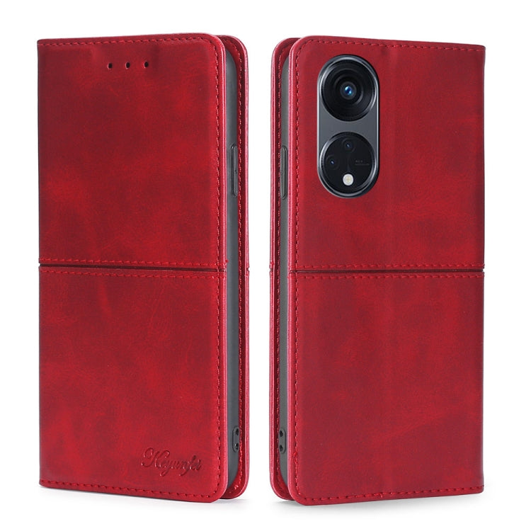 Custodia per telefono in pelle a vibrazione orizzontale magnetica con trama di mucca, For Motorola Moto G53 5G/G13 4G/G23 4G, For Motorola Moto G73 5G, For OPPO Reno8 T 5G/A1 Pro 5G, For Xiaomi Redmi 12C 4G