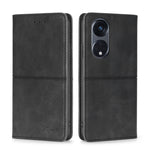 Custodia per telefono in pelle a vibrazione orizzontale magnetica con trama di mucca, For Motorola Moto G53 5G/G13 4G/G23 4G, For Motorola Moto G73 5G, For OPPO Reno8 T 5G/A1 Pro 5G, For Xiaomi Redmi 12C 4G