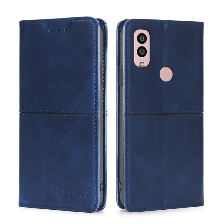 Custodia per telefono in pelle a vibrazione orizzontale magnetica con trama di mucca, For Kyocera Android One S10, For OnePlus Ace 2/11R