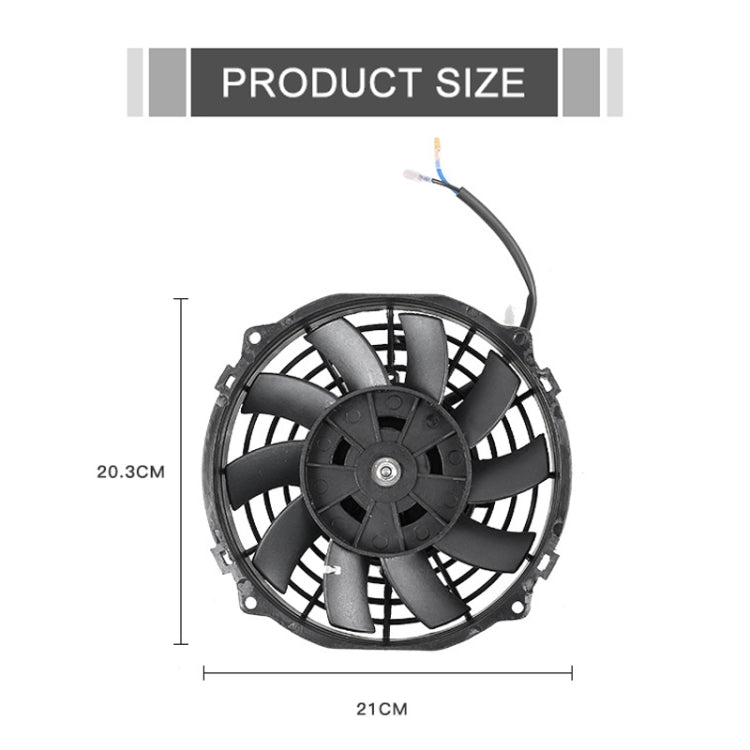 Ventola di raffreddamento dell'olio della trasmissione potente da 12 V 80 W con accessorio di montaggio, 7 inch, 9 inch, 10 inch, 12 inch, 16 inch