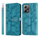 Custodia per telefono in pelle con motivo in rilievo dell'albero della vita, For Xiaomi Poco X5, For Xiaomi Poco X5 Pro