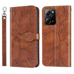 Custodia per telefono in pelle con motivo in rilievo dell'albero della vita, For Xiaomi Poco X5, For Xiaomi Poco X5 Pro