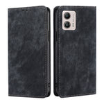 Custodia per telefono in pelle magnetica con spazzola antifurto RFID, For Motorola Moto G53 5G/G13 4G/G23 4G, For Motorola Moto G73 5G, For OPPO Reno8 T 5G/A1 Pro 5G, For Xiaomi Redmi 12C 4G