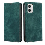 Custodia per telefono in pelle magnetica con spazzola antifurto RFID, For Motorola Moto G53 5G/G13 4G/G23 4G, For Motorola Moto G73 5G, For OPPO Reno8 T 5G/A1 Pro 5G, For Xiaomi Redmi 12C 4G