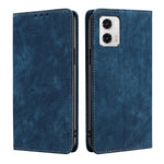 Custodia per telefono in pelle magnetica con spazzola antifurto RFID, For Motorola Moto G53 5G/G13 4G/G23 4G, For Motorola Moto G73 5G, For OPPO Reno8 T 5G/A1 Pro 5G, For Xiaomi Redmi 12C 4G