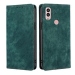 Custodia per telefono in pelle magnetica con spazzola antifurto RFID, For Kyocera Android One S10, For OnePlus Ace 2/11R