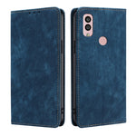 Custodia per telefono in pelle magnetica con spazzola antifurto RFID, For Kyocera Android One S10, For OnePlus Ace 2/11R