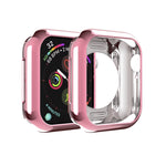 Placcatura in TPU Custodia protettiva per fori rotondi, For Apple Watch Series 3 & 2 & 1 38mm, For Apple Watch Series 6 / 5 / 4 / SE 2025 / 2023 / 2022 44mm