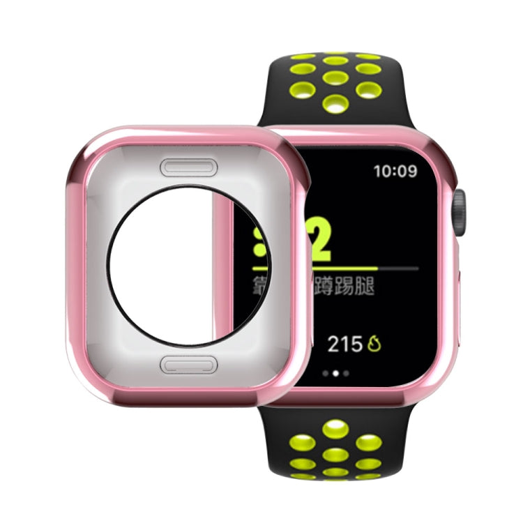 Placcatura in TPU Custodia protettiva per fori rotondi, For Apple Watch Series 3 & 2 & 1 38mm, For Apple Watch Series 6 / 5 / 4 / SE 2025 / 2023 / 2022 44mm
