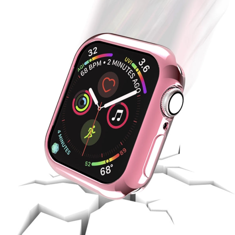 Placcatura in TPU Custodia protettiva per fori rotondi, For Apple Watch Series 3 & 2 & 1 38mm, For Apple Watch Series 6 / 5 / 4 / SE 2025 / 2023 / 2022 44mm