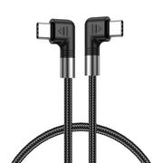 A9 Cavo dati a doppio gomito da USB-C/tipo-C a USB-C/tipo-C da 100 W, 0.5m, 1m, 2m, 3m