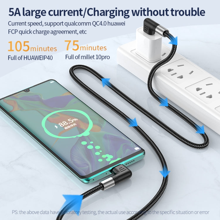 Cavo dati USB-C a doppio gomito 100W per iPhone 15 e 16