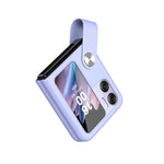 Custodia per telefono in pelle con cinturino da polso, For OPPO Find N2 Flip