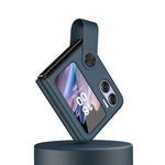 Custodia per telefono in pelle con cinturino da polso, For OPPO Find N2 Flip
