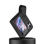 Custodia per telefono in pelle con cinturino da polso, For OPPO Find N2 Flip