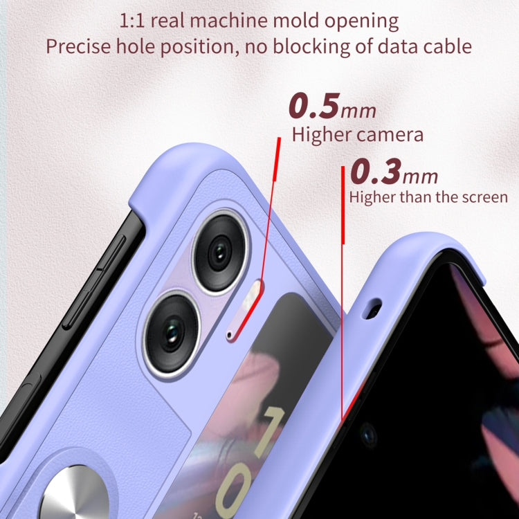 Custodia per telefono in pelle con cinturino da polso, For OPPO Find N2 Flip